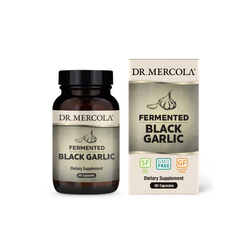 Dr.Mercola Fermentovaný černý česnek 60 kapslí